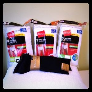 Hanes Briefs/ Socks
